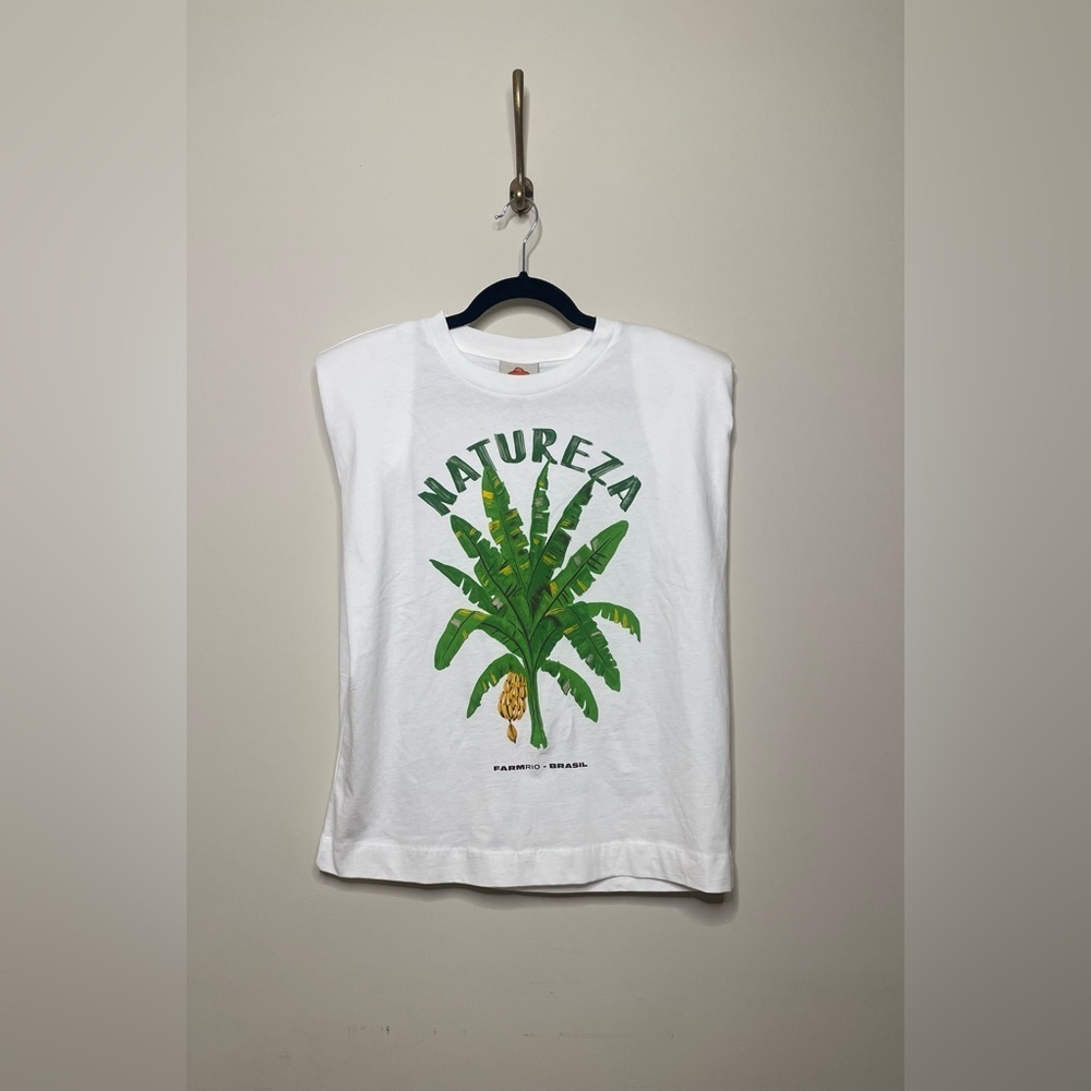 Like new! Farm Rio Naturaleza Cotton Graphic T-Shirt - Picture 5 of 8